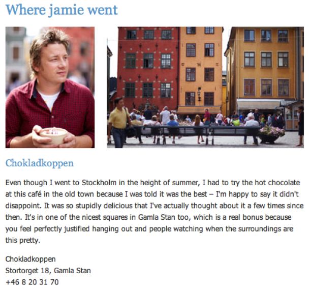 Galleri 01 Jamie Oliver pa Chokladkoppen